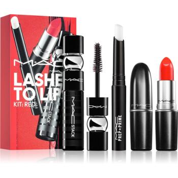 MAC Cosmetics Lashes To Lips Kit dárková sada odstín Red