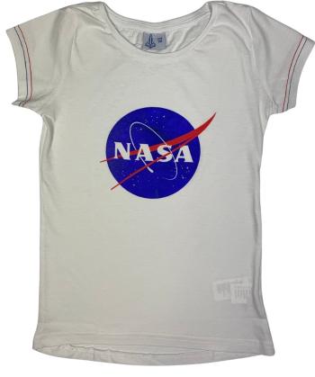EPlus Dívčí tričko - NASA bílé Velikost - děti: 134