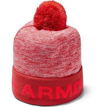 Under Armour Chlapecký kulich Boy's Gametime Pom Beanie, martian, red, Univerzální