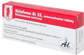 Diclofenac AL 25, 20 tablet