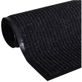 Černá PVC rohožka 90 × 120 cm
