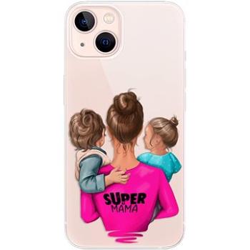iSaprio Super Mama - Boy and Girl pro iPhone 13 (smboygirl-TPU3-i13)