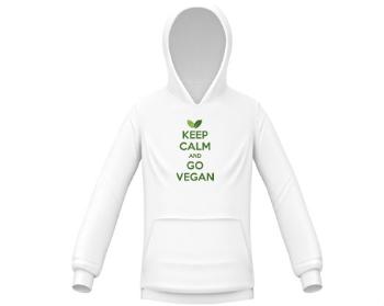 Dětská mikina Keep calm and Go Vegan