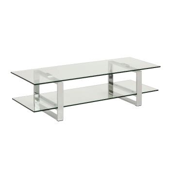 TV stolek Katrine − stříbrná