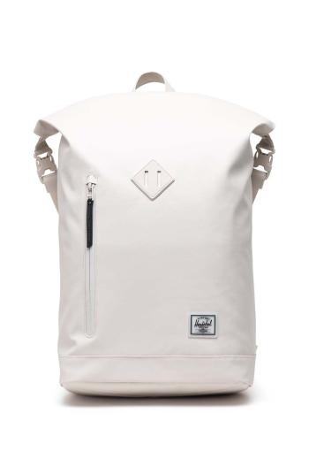 Batoh Herschel Roll Top Backpack béžová barva, velký, hladký