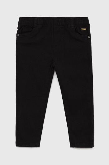 Kojenecké kalhoty Birba&Trybeyond černá barva, hladké