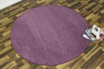 Hanse Home Collection koberce Kusový koberec Nasty 101150 Lila kruh - 200x200 (průměr) kruh cm Fialová