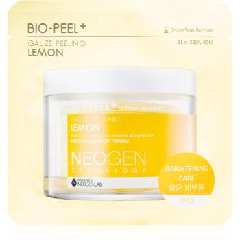 Neogen Dermalogy Bio-Peel+ Gauze Peeling Lemon peelingové pleťové tamponky pro rozjasnění a vyhlazení pleti 8 ks
