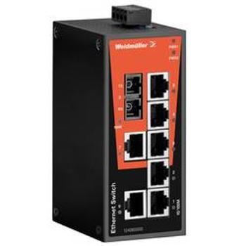 Průmyslový ethernetový switch Weidmüller, IE-SW-BL08T-7TX-1SCS