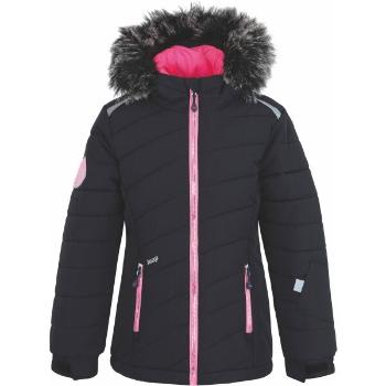 Loap FUKSIE Dívčí lyžařská bunda, černá, velikost 112-116