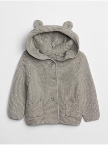 Šedý holčičí baby svetr brannan bear sweater