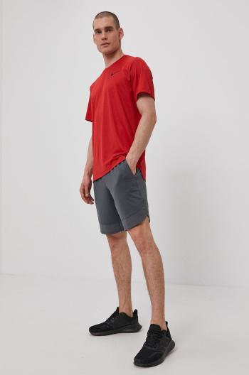 Tričko Nike pánské, červená barva, hladké
