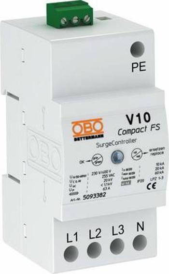 Zařízení s přepěťovou ochranou OBO Bettermann V10 COMPACT-FS 5093382, 10 kA