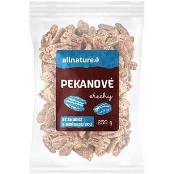 Allnature Pekanové ořechy se skořicí a mořskou solí 250 g (16219V)