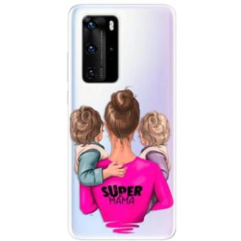 iSaprio Super Mama - Two Boys pro Huawei P40 Pro (smtwboy-TPU3_P40pro)