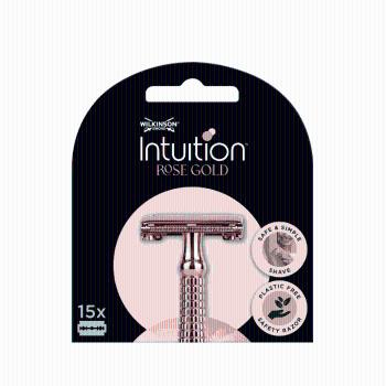 Wilkinson Sword Intuition Double Edge Rose Gold Blades dámské žiletky 15 ks