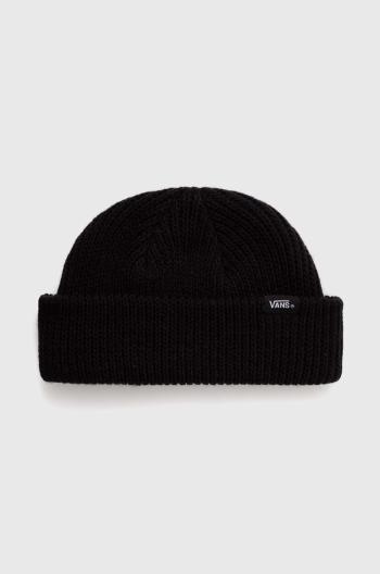 Dětská čepice Vans Core Basic Beanie černá barva, z husté pleteniny, VN000J5UBLK1