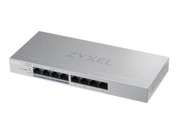 Zyxel GS1200-8HP, 8-port Desktop Gigabit Web Smart switch: 8x Gigabit metal, 4x PoE (802.3at, 30W), PoE Power budget 60W, GS1200-8HPV2-EU0101F