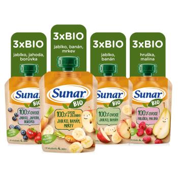 Sunar BIO kapsička mix karton (od uk. 4. měsíce) 12 x 100 g