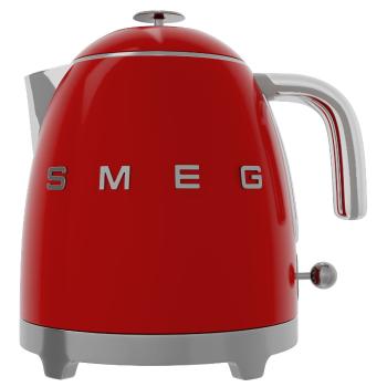 Rychlovarná konvice 50'S STYLE MINI KLF05RDEU, 800 ml, červená, Smeg