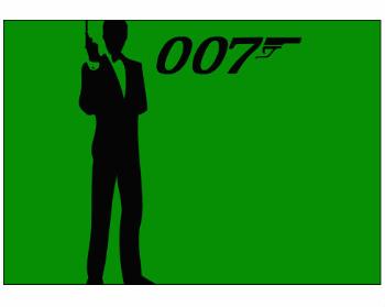 Plakát typ A4-A0 James Bond