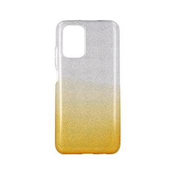 TopQ Xiaomi Redmi Note 10 glitter stříbrno-oranžový 59571 (Sun-59571)