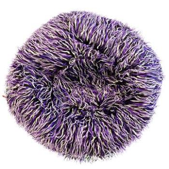 BeanBag Sedací vak Shaggy Multicolor white-black-purple (BB-multicolor-wbp)