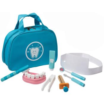 Jouéco Dentist Playset in Bag sada pro děti 36 m+ 9 ks