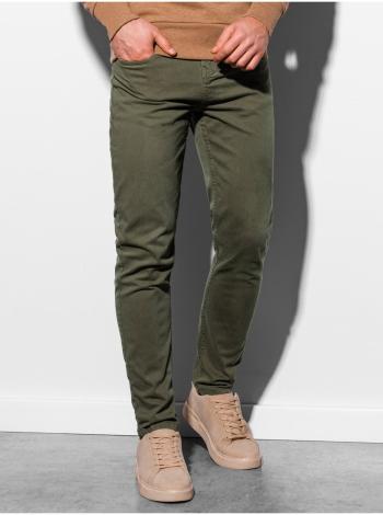 Pánské kalhoty P895 - khaki