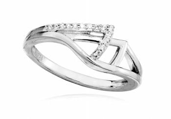 Silver Cat Stříbrný prsten s čirými zirkony SC370 58 mm