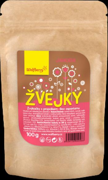 Wolfberry Žvejky s propolisem, jahoda 100 g