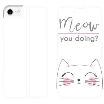 Flipové pouzdro na mobil Apple iPhone 8 - M098P Meow you doing? (5903226063994)