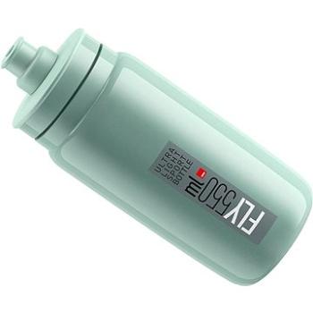 Elite Cyklistická láhev na vodu FLY WARM GREEN grey logo 550 ml (8020775035818)