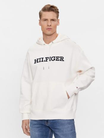 Tommy Hilfiger pánská bílá mikina - XXL (YBH)