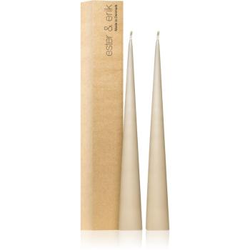 ester & erik cone candles nougat note (no. 18) dekorativní svíčka 2x37 cm