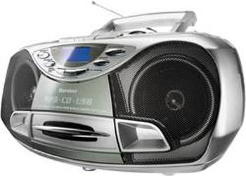 CD-rádio Karcher RR 510(N), CD, kazeta, USB, stříbrná