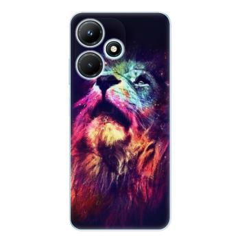 Odolné silikonové pouzdro iSaprio - Lion in Colors - Infinix Hot 30i