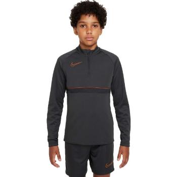 Nike DRI-FIT ACADEMY B Chlapecké fotbalové tričko, tmavě šedá, velikost XL