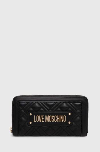 Peněženka Love Moschino černá barva, JC5600PP1LLA0000