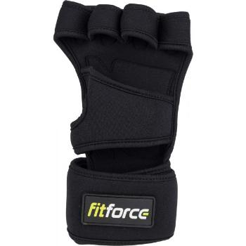 Fitforce TAUR Fitness rukavice, černá, velikost M