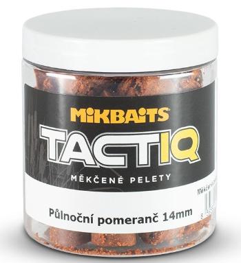 Mikbaits měkčené pelety tactiq 250 ml 14 mm-půlnoční pomeranč