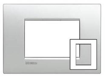 Legrand rám Living&Light hliník LNC4826TE