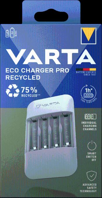 Varta nabíječka baterií Eco Charger Pro Recycled Box (57683101111)