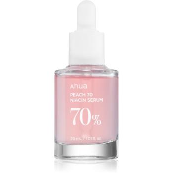 Anua Peach 70% Niacin Serum rozjasňující hydratační sérum na rozšířené póry a vrásky 30 ml