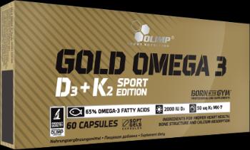 Olimp Gold Omega 3 D3+K2 60 kapslí