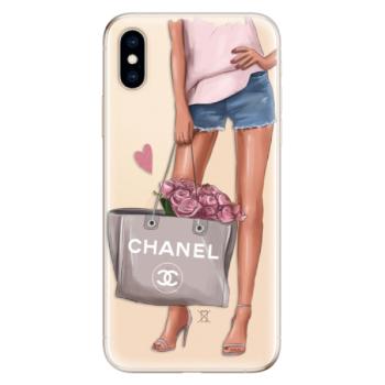 Odolné silikonové pouzdro iSaprio - Fashion Bag - iPhone XS