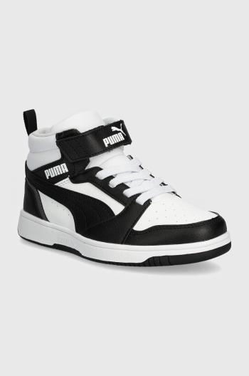 Dětské sneakers boty Puma Rebound V6 Mid AC+ PS červená barva