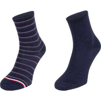 Tommy Hilfiger WOMEN SHORT SOCK 2P PREPPY Dámské ponožky, tmavě modrá, velikost 35-38