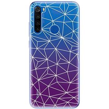 iSaprio Abstract Triangles 03 - white pro Xiaomi Redmi Note 8T (trian03w-TPU3-N8T)