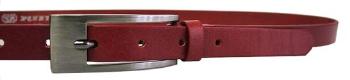 Penny Belts Dámský kožený opasek 20-177-93 red 95 cm